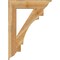 Ekena Millwork Merced Traditional Rough Sawn Bracket, Western Red Cedar, 6"W x 32"D x 44"H BKT06X32X44MRC01RWR - alternate 3